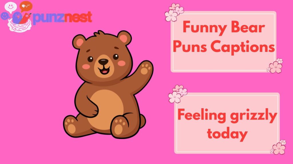 Funny Bear Puns Captions