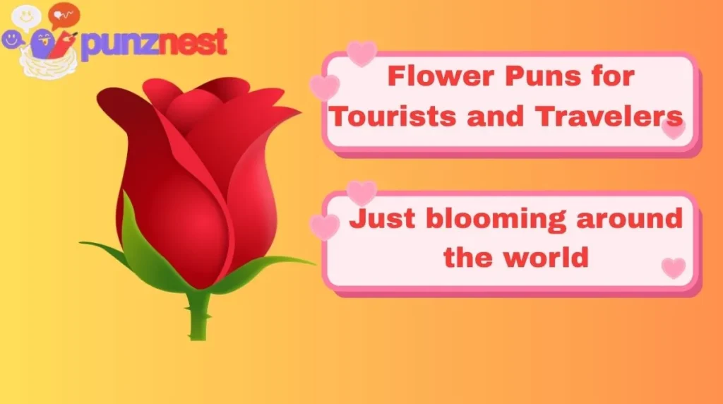 Flower Puns for Tourists and Travelers