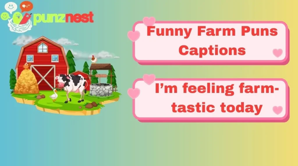 Funny Farm Puns Captions