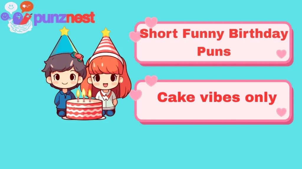 Short Funny Birthday Puns
