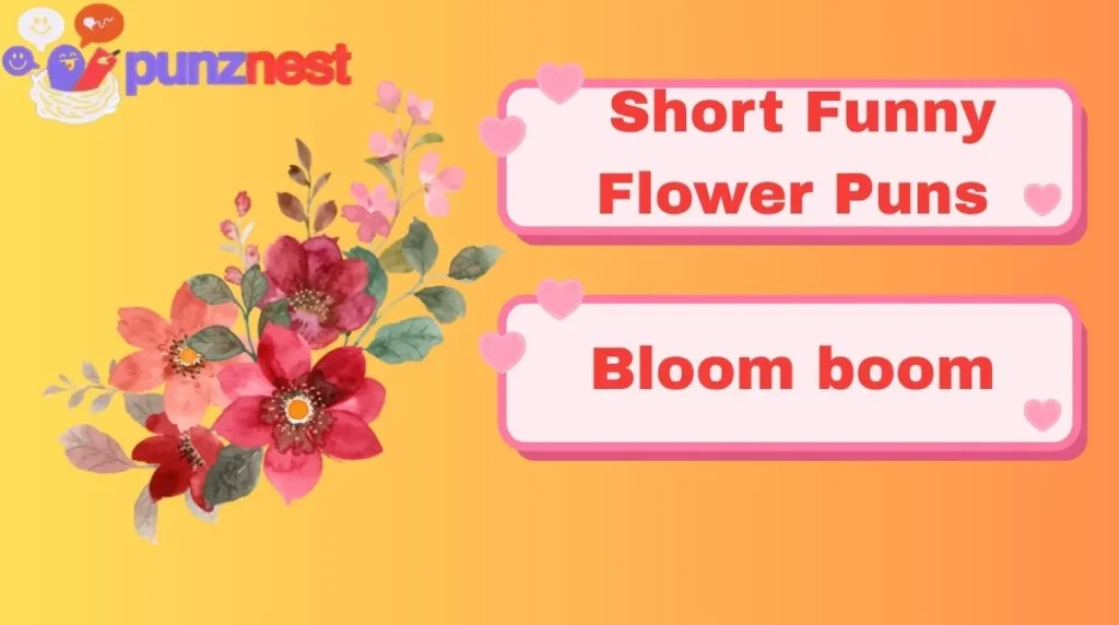 Short Funny Flower Puns