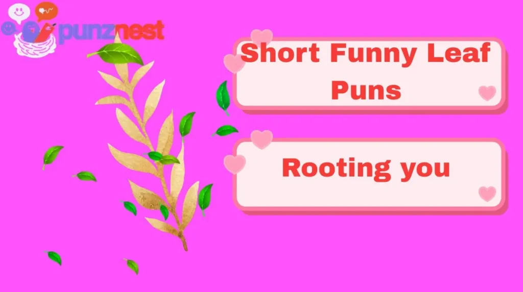 Short Funny Leaf Puns