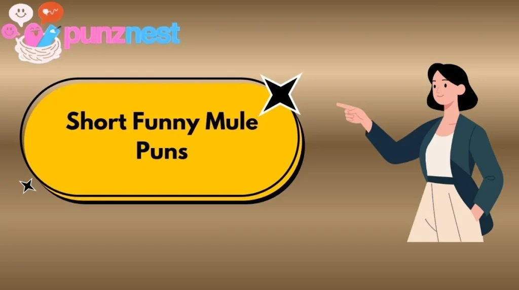 Short Funny Mule Puns
