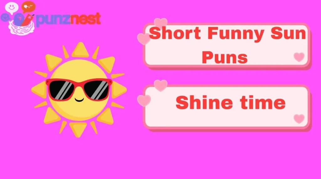 Short Funny Sun Puns