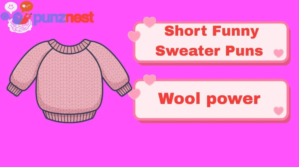 Short Funny Sweater Puns