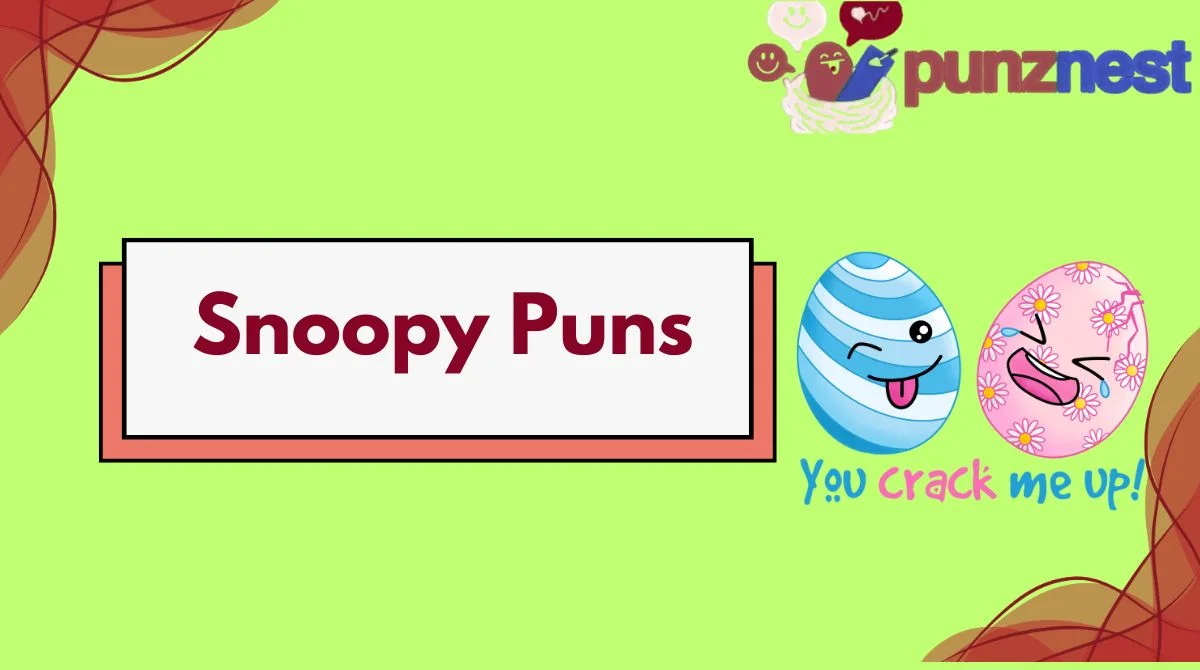 Snoopy Puns