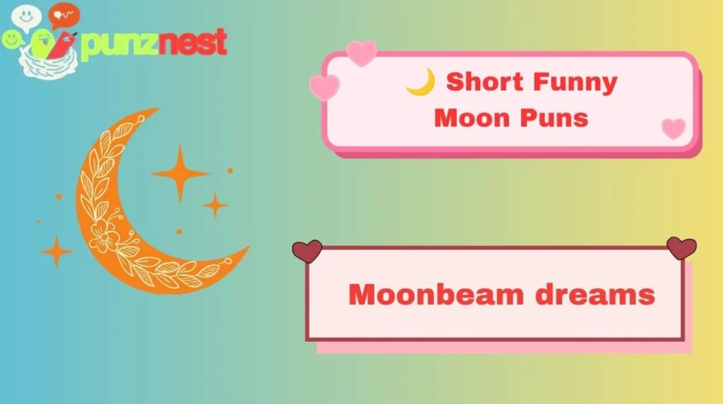 🌙 Short Funny Moon Puns