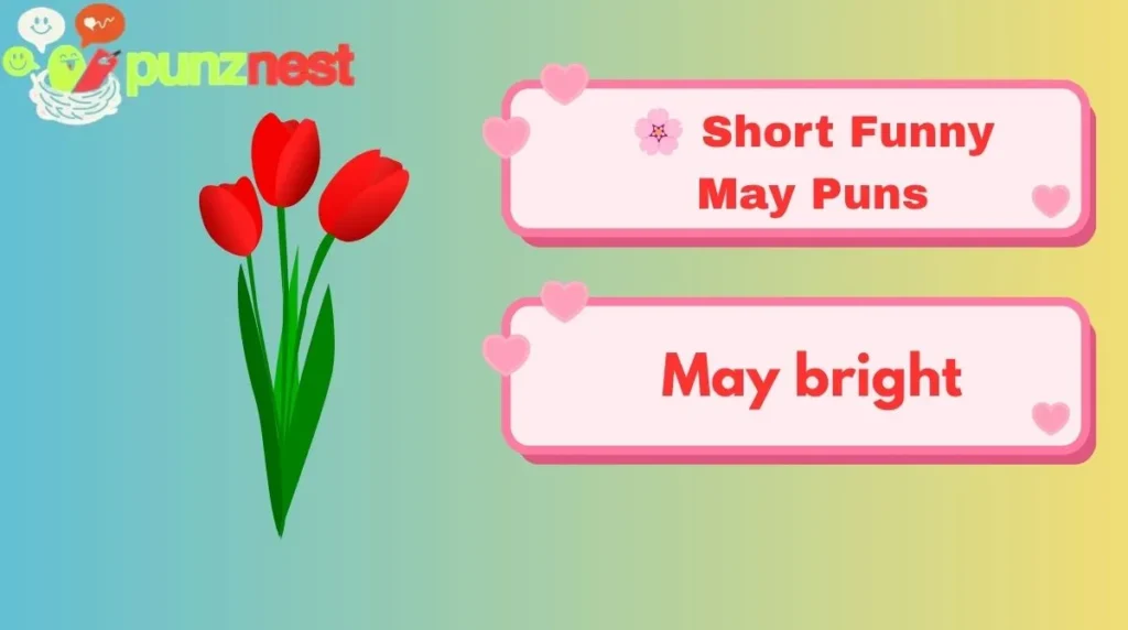 🌸 Short Funny May Puns