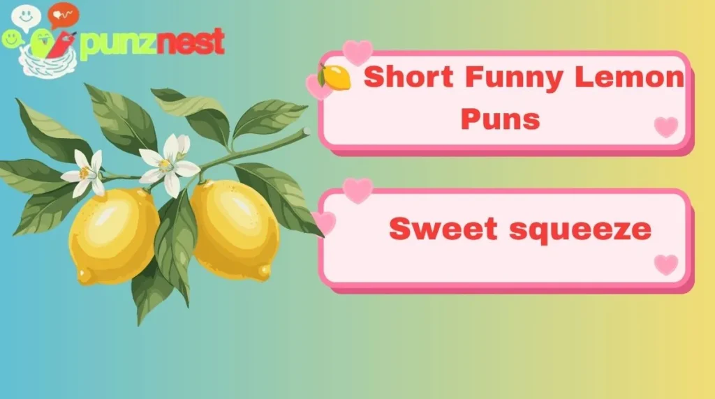 🍋 Short Funny Lemon Puns
