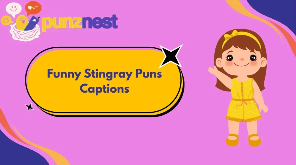 Funny Stingray Puns Captions